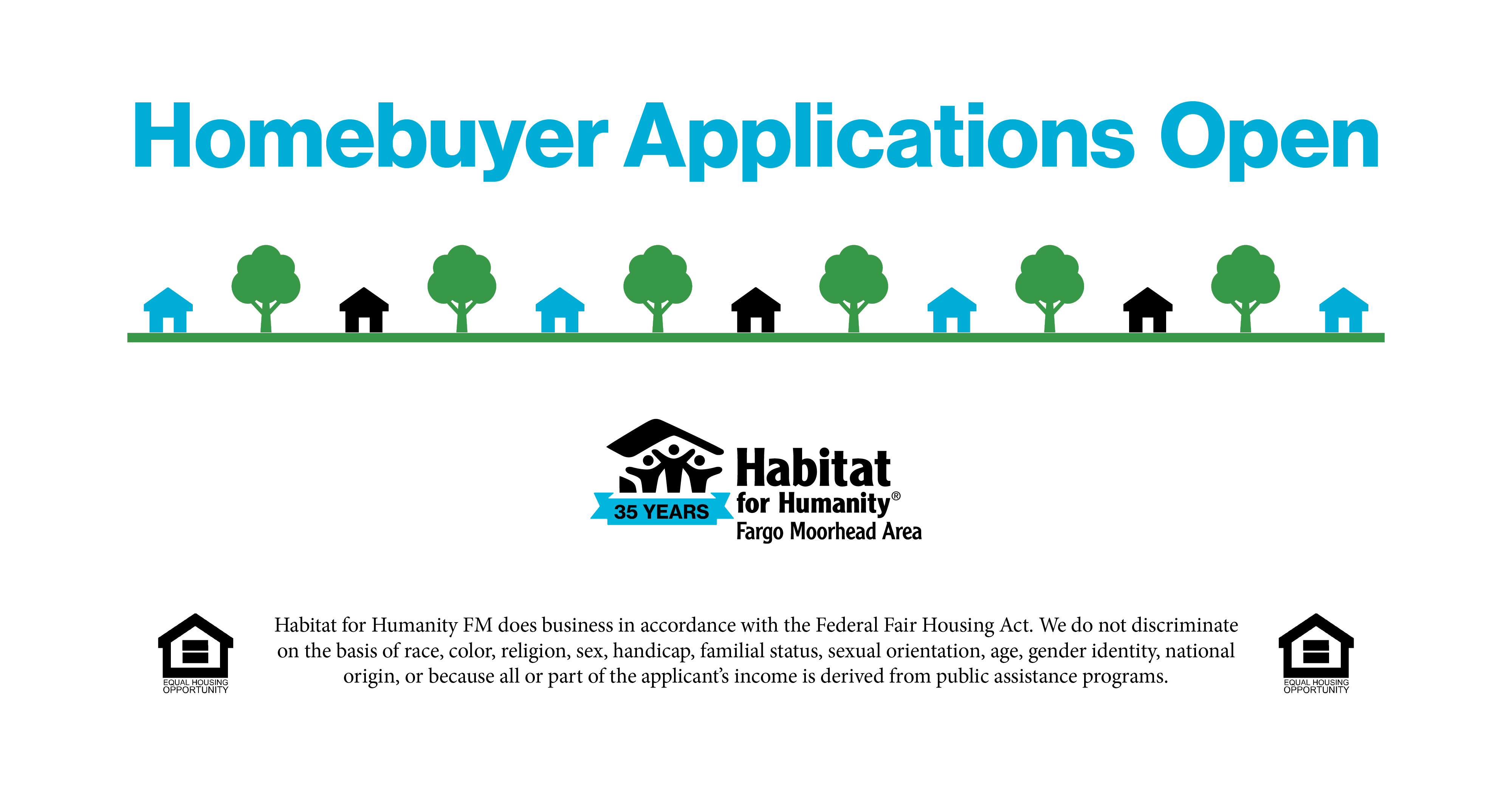 Link to Habitat FM's Homebuyer Application webpage.